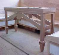 white oak table
