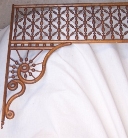 Fretwork spandrels