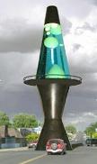 The lava lamp