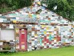 license plate house
