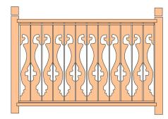 porch panel balluster