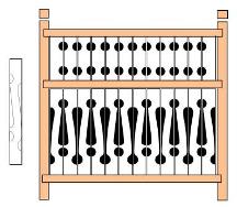 porch panel balluster