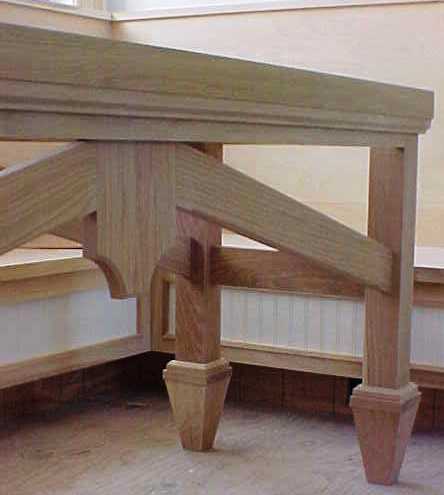 white oak table