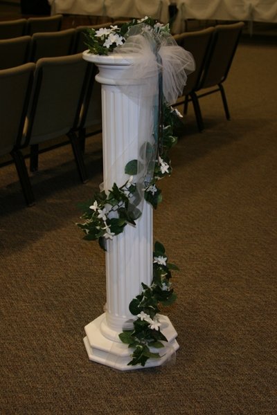 wedding columns