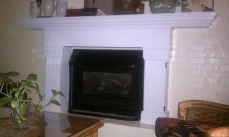 MAntel and surround by home owner Dennis Kennedy