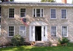 Federal style brick home