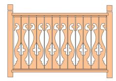 porch panel balluster