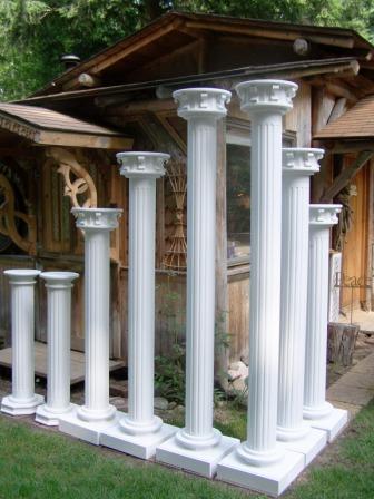 wedding columns